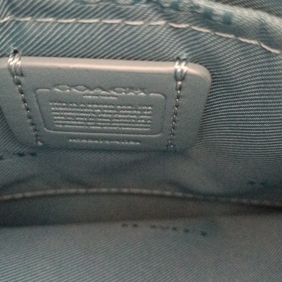 NWOT Coach Blue Cross Body Bag - Picture 8 of 10